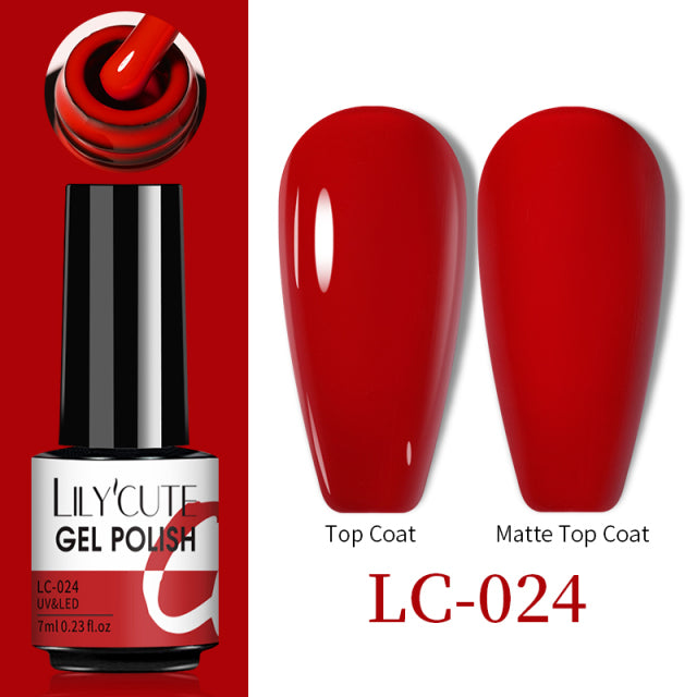 LILYCUTE Thermal Nail Gel Polish 3 Layers Temperature Shiny Color Changing Series Semi Permanent Soak Off UV Nail Gels Polish