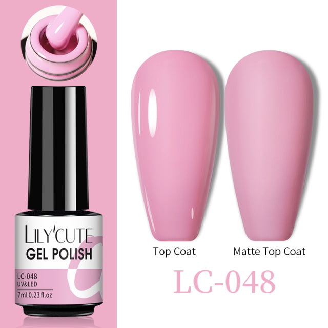 LILYCUTE Thermal Nail Gel Polish 3 Layers Temperature Shiny Color Changing Series Semi Permanent Soak Off UV Nail Gels Polish