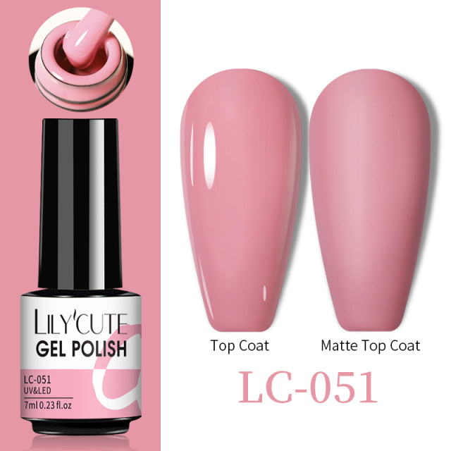 LILYCUTE Thermal Nail Gel Polish 3 Layers Temperature Shiny Color Changing Series Semi Permanent Soak Off UV Nail Gels Polish