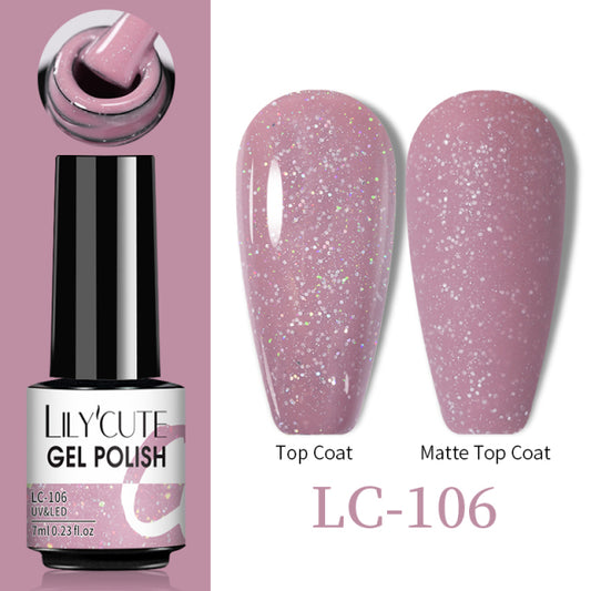LILYCUTE Thermal Nail Gel Polish 3 Layers Temperature Shiny Color Changing Series Semi Permanent Soak Off UV Nail Gels Polish