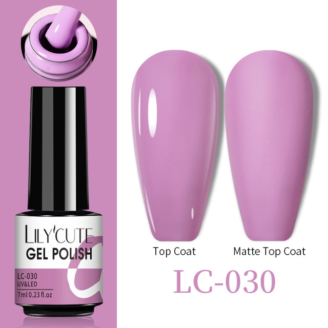 LILYCUTE Thermal Nail Gel Polish 3 Layers Temperature Shiny Color Changing Series Semi Permanent Soak Off UV Nail Gels Polish