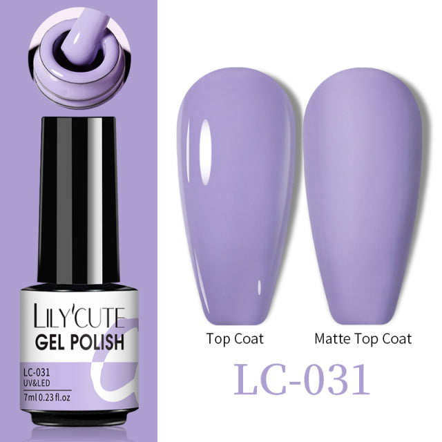 LILYCUTE Thermal Nail Gel Polish 3 Layers Temperature Shiny Color Changing Series Semi Permanent Soak Off UV Nail Gels Polish