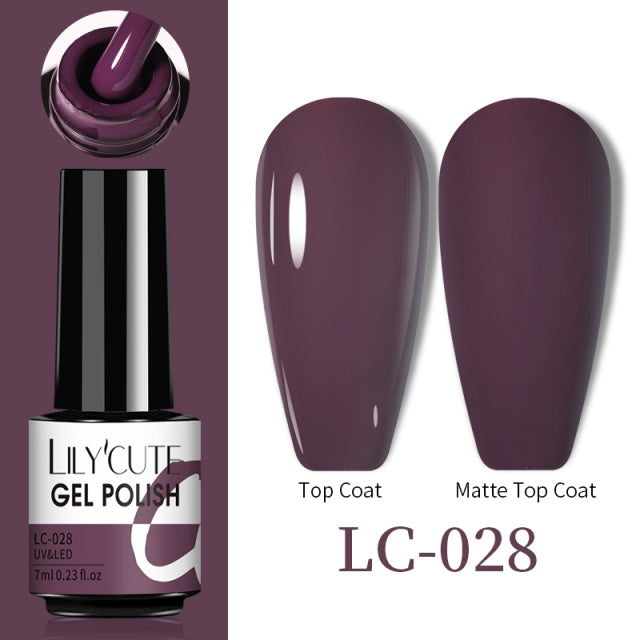 LILYCUTE Thermal Nail Gel Polish 3 Layers Temperature Shiny Color Changing Series Semi Permanent Soak Off UV Nail Gels Polish
