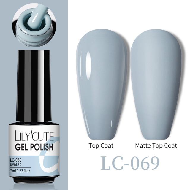 LILYCUTE Thermal Nail Gel Polish 3 Layers Temperature Shiny Color Changing Series Semi Permanent Soak Off UV Nail Gels Polish