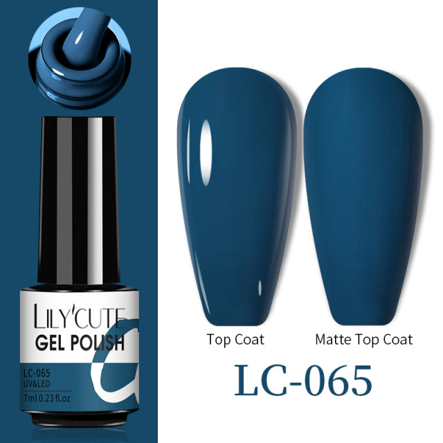 LILYCUTE Thermal Nail Gel Polish 3 Layers Temperature Shiny Color Changing Series Semi Permanent Soak Off UV Nail Gels Polish