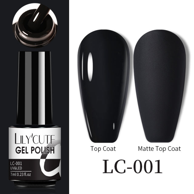 LILYCUTE Thermal Nail Gel Polish 3 Layers Temperature Shiny Color Changing Series Semi Permanent Soak Off UV Nail Gels Polish