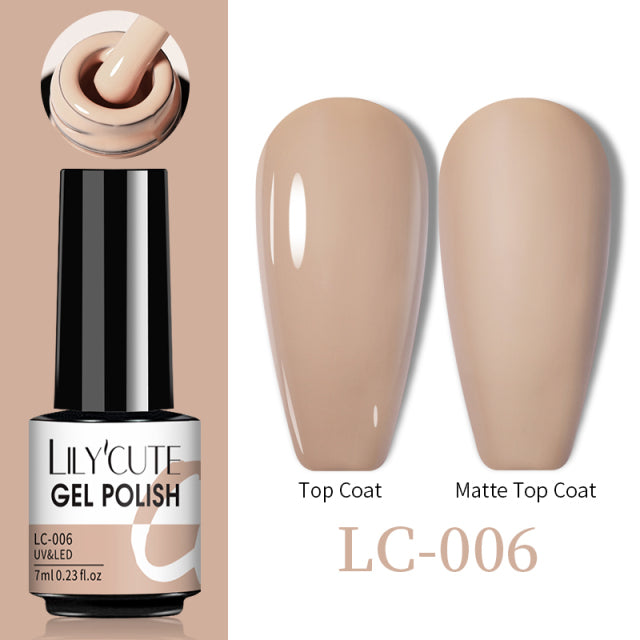 LILYCUTE Thermal Nail Gel Polish 3 Layers Temperature Shiny Color Changing Series Semi Permanent Soak Off UV Nail Gels Polish