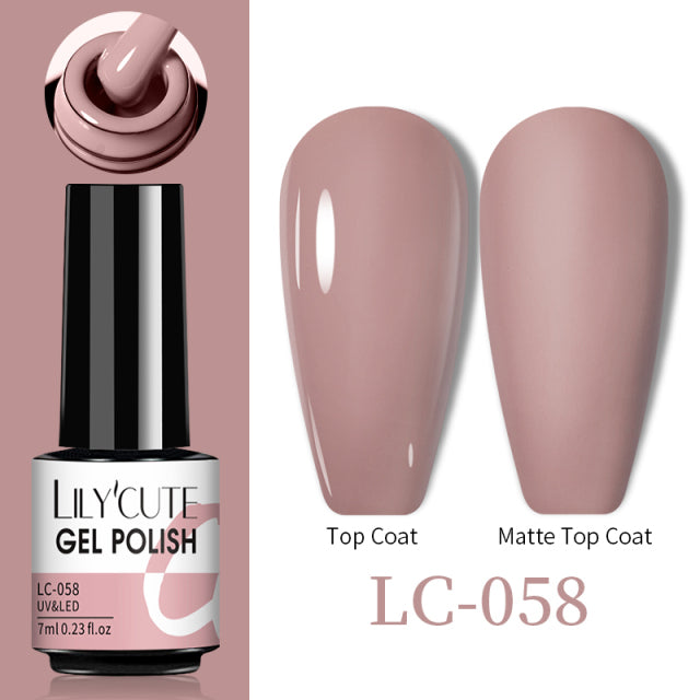 LILYCUTE Thermal Nail Gel Polish 3 Layers Temperature Shiny Color Changing Series Semi Permanent Soak Off UV Nail Gels Polish