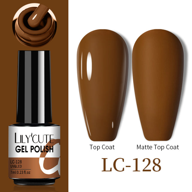 LILYCUTE Thermal Nail Gel Polish 3 Layers Temperature Shiny Color Changing Series Semi Permanent Soak Off UV Nail Gels Polish