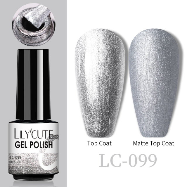 LILYCUTE Thermal Nail Gel Polish 3 Layers Temperature Shiny Color Changing Series Semi Permanent Soak Off UV Nail Gels Polish