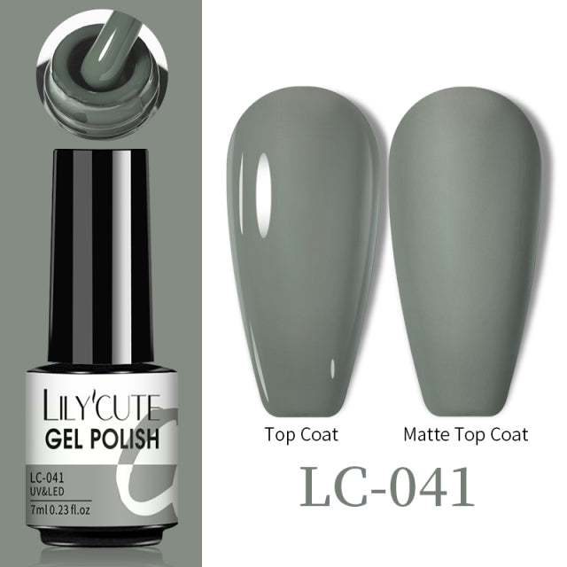 LILYCUTE Thermal Nail Gel Polish 3 Layers Temperature Shiny Color Changing Series Semi Permanent Soak Off UV Nail Gels Polish