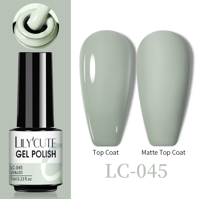 LILYCUTE Thermal Nail Gel Polish 3 Layers Temperature Shiny Color Changing Series Semi Permanent Soak Off UV Nail Gels Polish