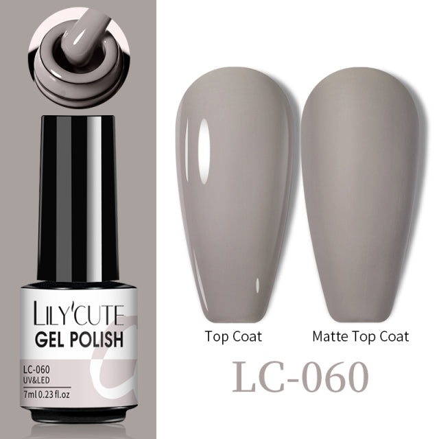 LILYCUTE Thermal Nail Gel Polish 3 Layers Temperature Shiny Color Changing Series Semi Permanent Soak Off UV Nail Gels Polish