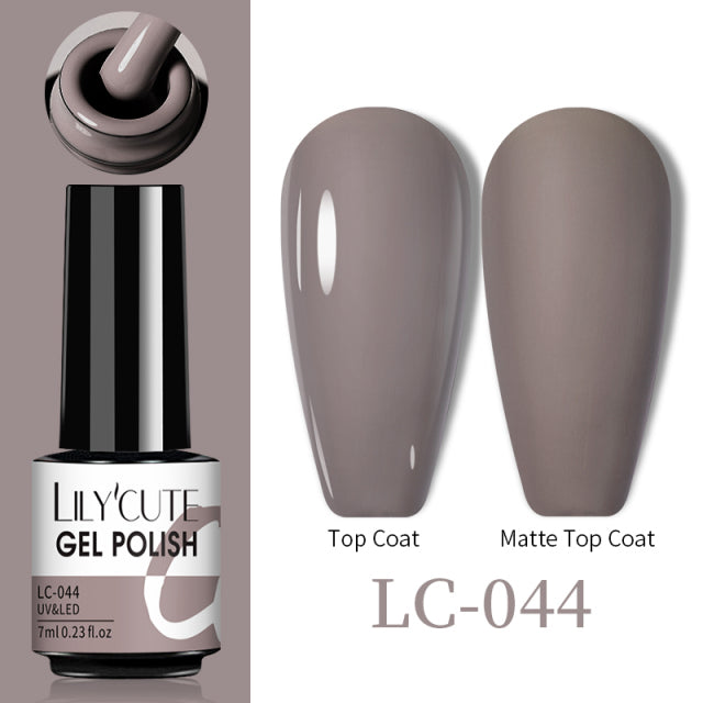 LILYCUTE Thermal Nail Gel Polish 3 Layers Temperature Shiny Color Changing Series Semi Permanent Soak Off UV Nail Gels Polish