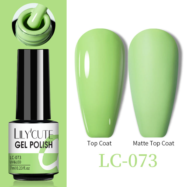 LILYCUTE Thermal Nail Gel Polish 3 Layers Temperature Shiny Color Changing Series Semi Permanent Soak Off UV Nail Gels Polish