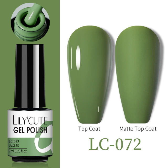 LILYCUTE Thermal Nail Gel Polish 3 Layers Temperature Shiny Color Changing Series Semi Permanent Soak Off UV Nail Gels Polish