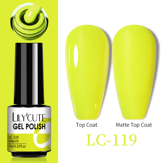 LILYCUTE Thermal Nail Gel Polish 3 Layers Temperature Shiny Color Changing Series Semi Permanent Soak Off UV Nail Gels Polish