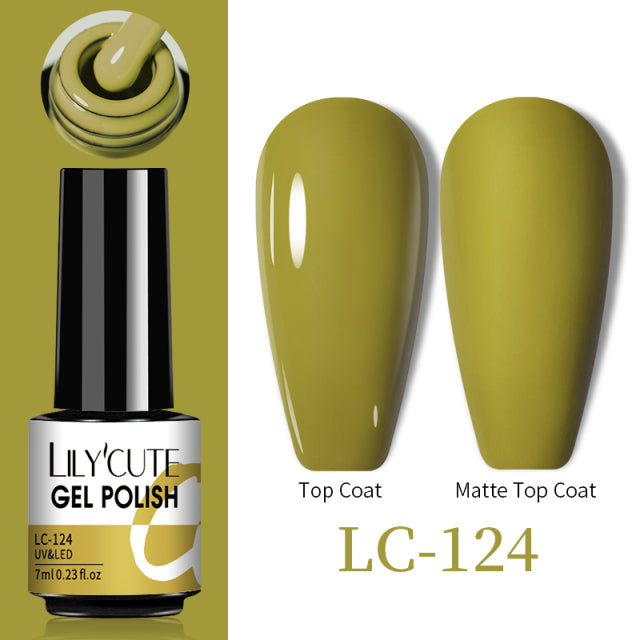 LILYCUTE Thermal Nail Gel Polish 3 Layers Temperature Shiny Color Changing Series Semi Permanent Soak Off UV Nail Gels Polish