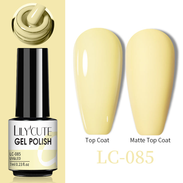 LILYCUTE Thermal Nail Gel Polish 3 Layers Temperature Shiny Color Changing Series Semi Permanent Soak Off UV Nail Gels Polish