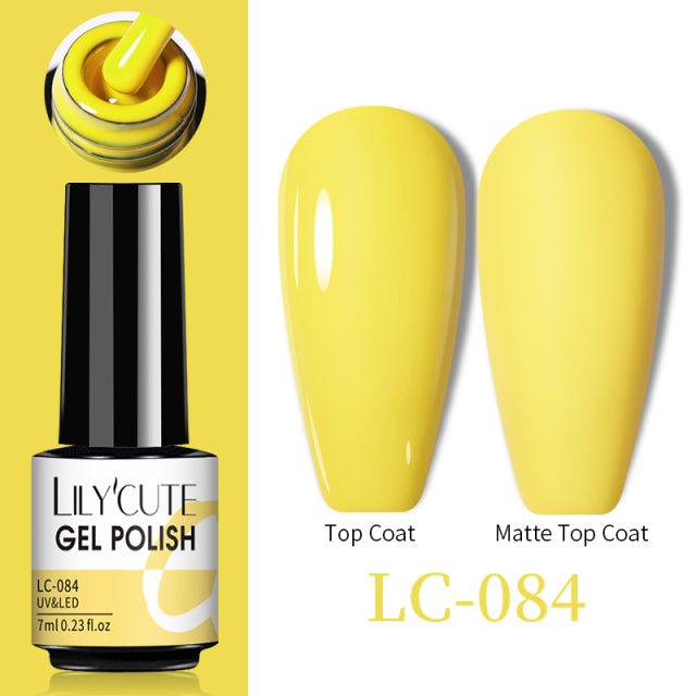 LILYCUTE Thermal Nail Gel Polish 3 Layers Temperature Shiny Color Changing Series Semi Permanent Soak Off UV Nail Gels Polish