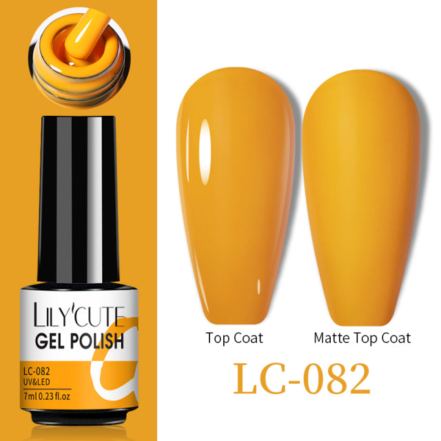 LILYCUTE Thermal Nail Gel Polish 3 Layers Temperature Shiny Color Changing Series Semi Permanent Soak Off UV Nail Gels Polish