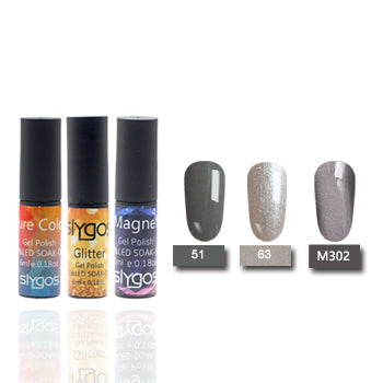 3PC/Set SLYGOS Funny Combo Soak Off UV Nail Gel Polish Top Base Coat Lipstick Shape Nail Polish Lacquer Nail Art Tool Varnish