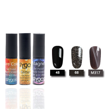 3PC/Set SLYGOS Funny Combo Soak Off UV Nail Gel Polish Top Base Coat Lipstick Shape Nail Polish Lacquer Nail Art Tool Varnish