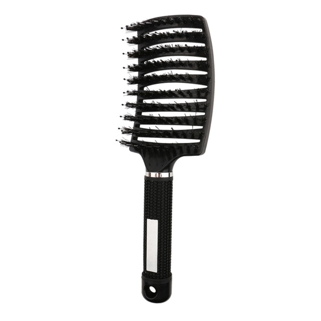 Hair Scalp Massage Comb Hairbrush Bristle Nylon Women Wet Dry Curly Detangle Hair Brush Salon Hairdressing Styling Tool Dropship