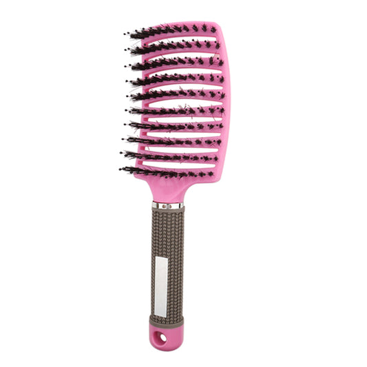 Hair Scalp Massage Comb Hairbrush Bristle Nylon Women Wet Dry Curly Detangle Hair Brush Salon Hairdressing Styling Tool Dropship