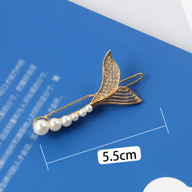 New Women Shining Crystal Rhinestone Luxury Hair Clip Girls Hairpin Hair accessories Headwear Girls Fashion Gift Ornaments