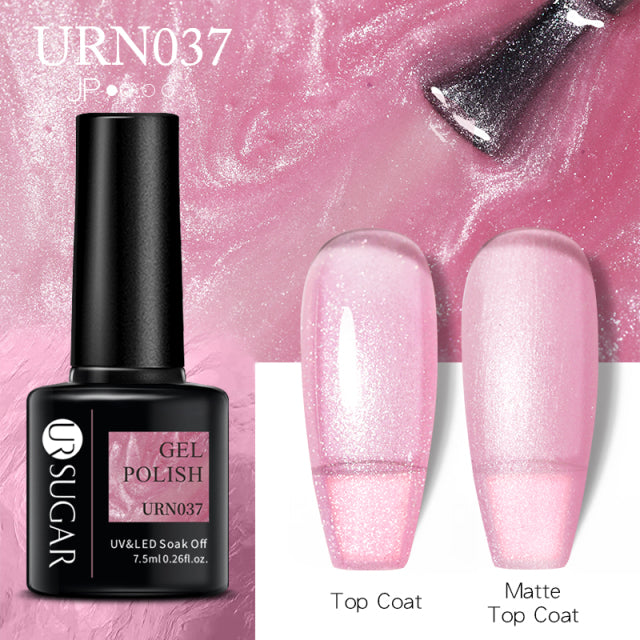 UR Sugar 7.5ML Gel Polish Manicure For Nails Christmas Semi Permanent Vernis Top Coat Soak Off UV LED Gel Color Glitter Varnish