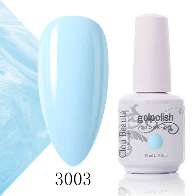 No Wipe Top Coat Base Coat Primer UV Gel Nail Art Tips Manicure Gel Nail Polish Color Gel Polish esmalte semi permanente