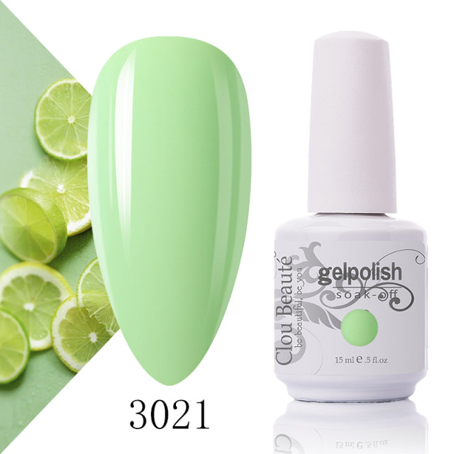 No Wipe Top Coat Base Coat Primer UV Gel Nail Art Tips Manicure Gel Nail Polish Color Gel Polish esmalte semi permanente