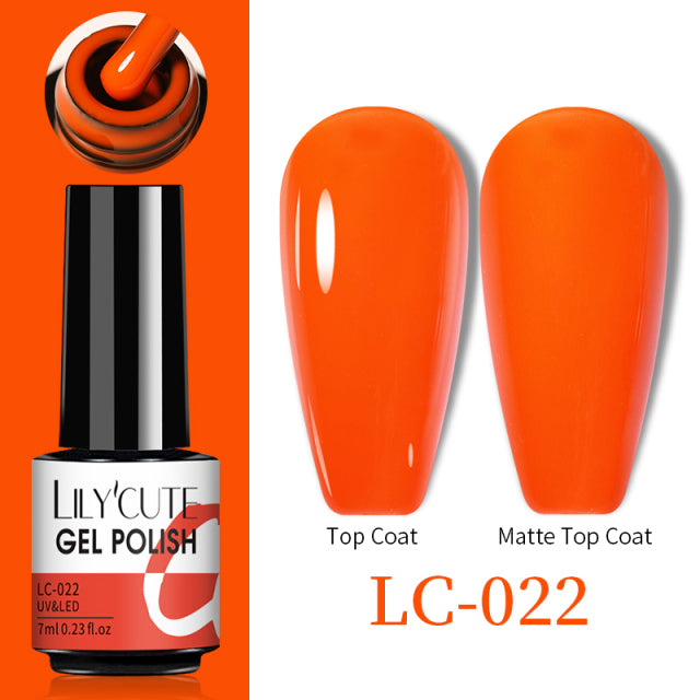 LILYCUTE Thermal Nail Gel Polish 3 Layers Temperature Shiny Color Changing Series Semi Permanent  Soak Off UV Nail Gels Polish