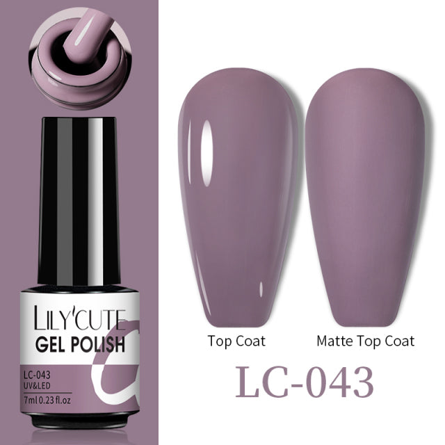 LILYCUTE Thermal Nail Gel Polish 3 Layers Temperature Shiny Color Changing Series Semi Permanent  Soak Off UV Nail Gels Polish