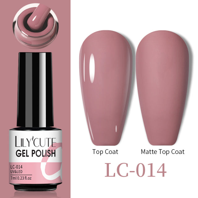 LILYCUTE Thermal Nail Gel Polish 3 Layers Temperature Shiny Color Changing Series Semi Permanent  Soak Off UV Nail Gels Polish