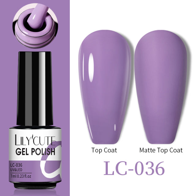 LILYCUTE Thermal Nail Gel Polish 3 Layers Temperature Shiny Color Changing Series Semi Permanent  Soak Off UV Nail Gels Polish