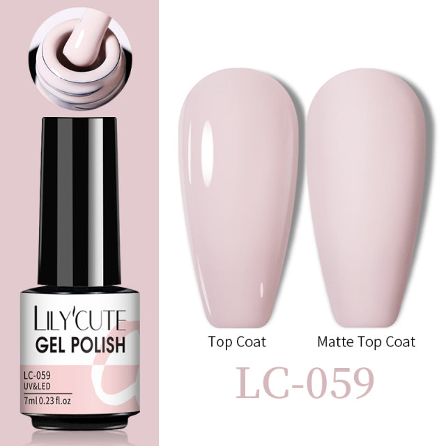 LILYCUTE Thermal Nail Gel Polish 3 Layers Temperature Shiny Color Changing Series Semi Permanent  Soak Off UV Nail Gels Polish