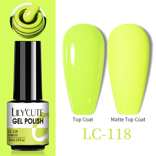 LILYCUTE Thermal Nail Gel Polish 3 Layers Temperature Shiny Color Changing Series Semi Permanent  Soak Off UV Nail Gels Polish