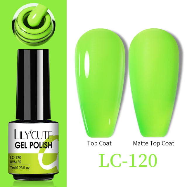 LILYCUTE Thermal Nail Gel Polish 3 Layers Temperature Shiny Color Changing Series Semi Permanent  Soak Off UV Nail Gels Polish